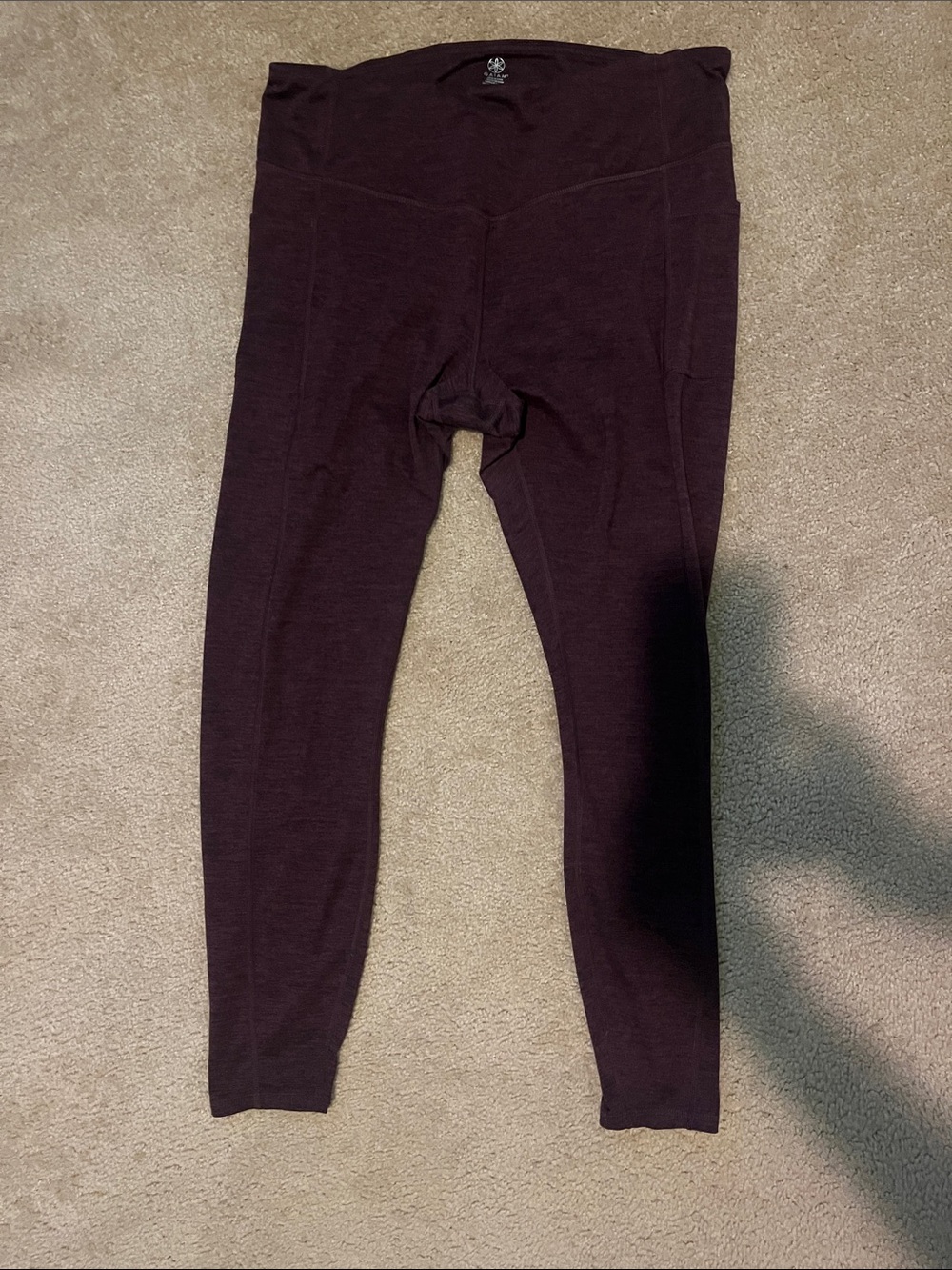 GAIAM Deep Burgundy Women's Leggings